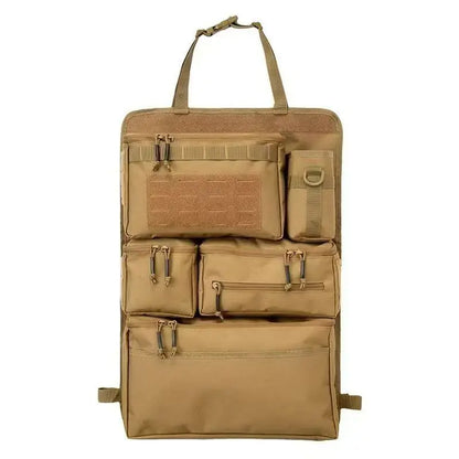 Oxford Tactical Storage Bag for Car Rear Seat Multifunctional Luggage Organizer Storage Bag Hanging Rear Seat Bag for Outdoor