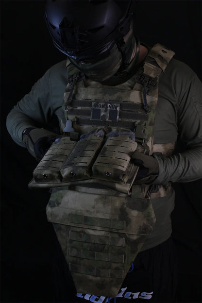ATFG MC Camo LAP Panel 500D Delustered Nylon Tactical Groin Protection MV Lower Abdomen Platform Pouch Molle LAP Groin Bag