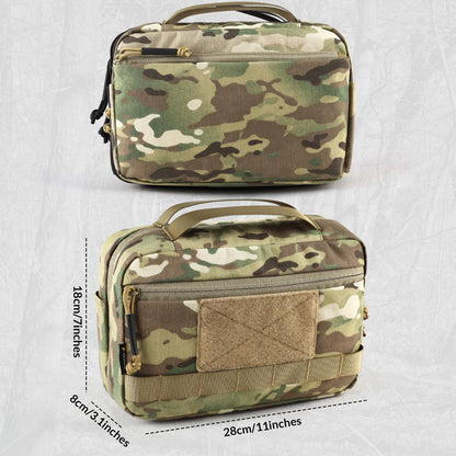VOTAGOO Tactical Toiletry Bag Hygiene Bag EDC Tool Molle Pouches Small Dopp Kit Travel Shower Bag for Men