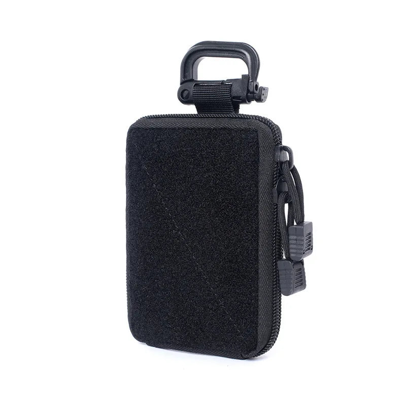 Mini Tactical Molle Utility Pouch Multi-Functional EDC Accessory Bag with Hook-and-Loop for Hunting and Camping