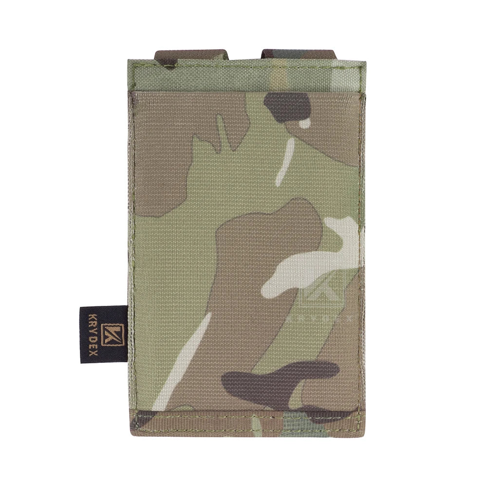 KRYDEX Fast Draw Tactical Elastic Magazine Pouch Single Double Triple 5.56 .223 M4 M16 Mag Pouch Molle Carrier Hunting Accessory