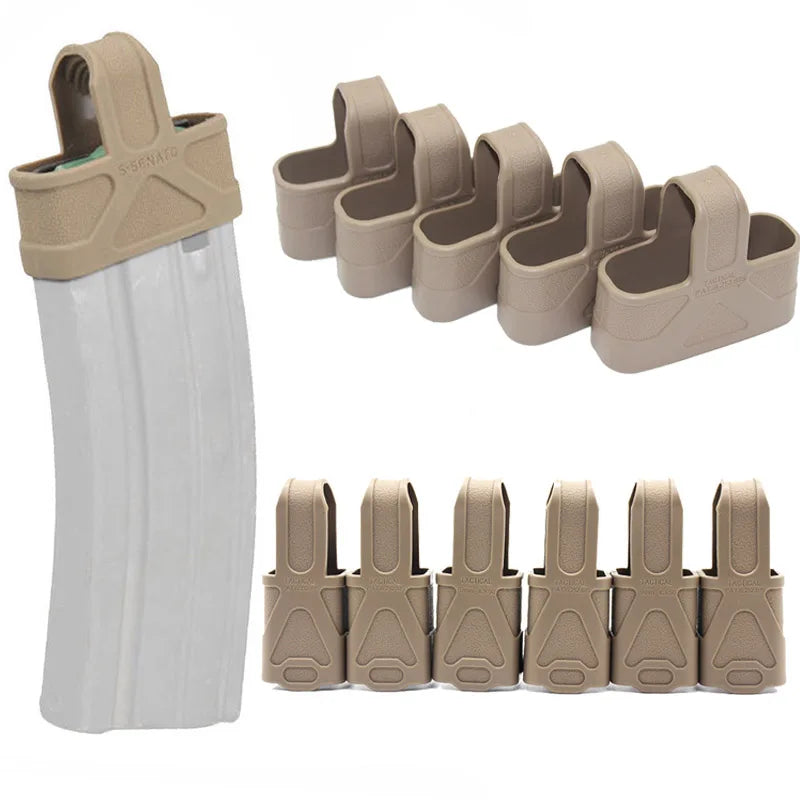 Tactical 9mm 7.62 5.56 Magazine Pouch Rubber Holster Rifle Pistol Mag Glove Sleeve Cover for M4 M16 AR15 AK 47 Mag Holder