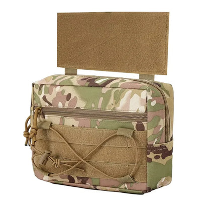 Tactical Magic Hook&Loop Expansion Accessory Pack Multi Functional EDC Storage Misc Bag MOLLE Pouch for Chest Rig Hunting
