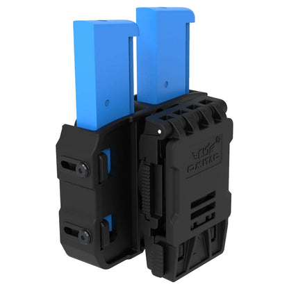 360° Rotating Universal Double Magazine Pouch for Glock, Sig Sauer, S&W, Beretta, Browning, Taurus, H&K, Springfield, Ruger Maga