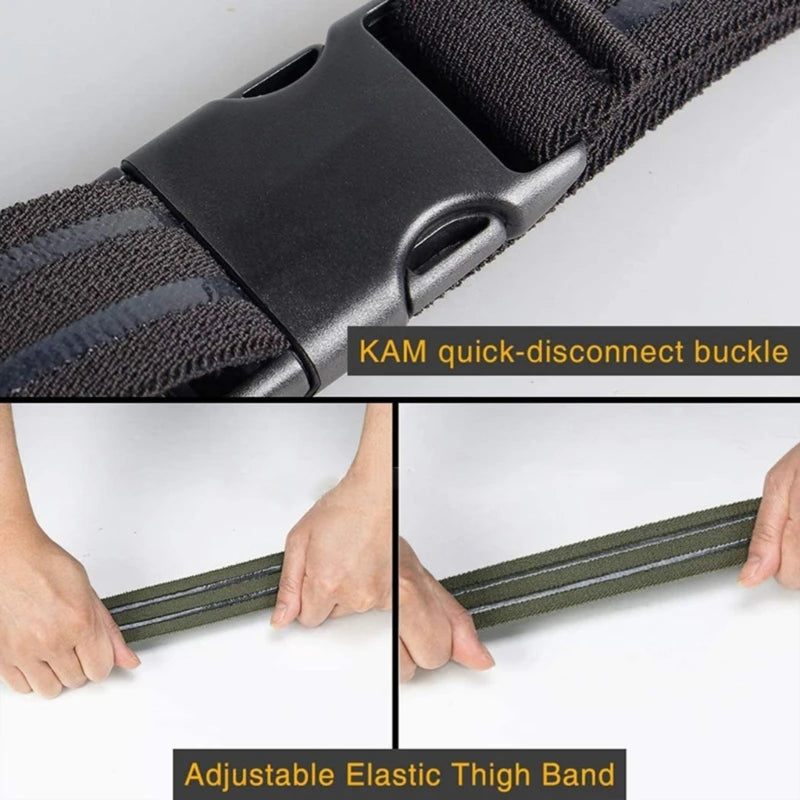 92ME Tactically Thigh Strap with Quick Release Buckle Non-slip Leg Strap