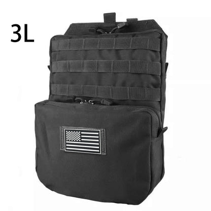 3L accessory water bag backpack Molle expansion system hiking, camping, cycling, outdoor accessory bag