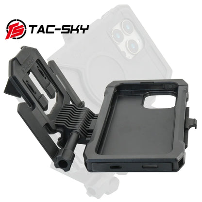 TAC-SKY Tactical Vest Phone Case with Mount for iPhone 14 Series & iPhone 15 Series Phones（for iPhone 14 15/ Plus/Pro/ Pro Max）