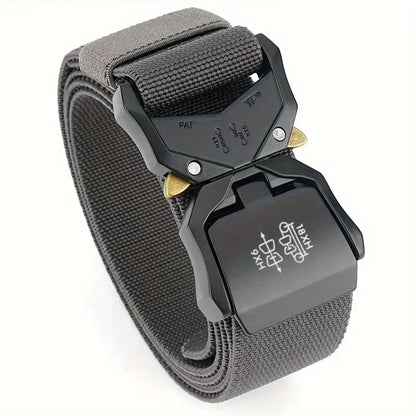 2026 New Tactical Belt Buckle Quick Release Elastic Belt Casual Tooling Training Belt Men's Trousers Belt