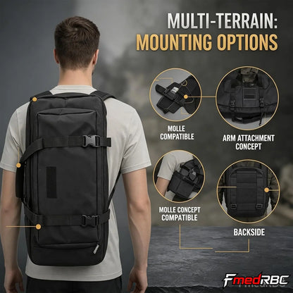 Tactical Rifle Case Soft Long Gun Bag Padded Shotgun Backpack Hunting Weapons Holster Airsoft EDC Pouch 70-120cm Fishing Bag