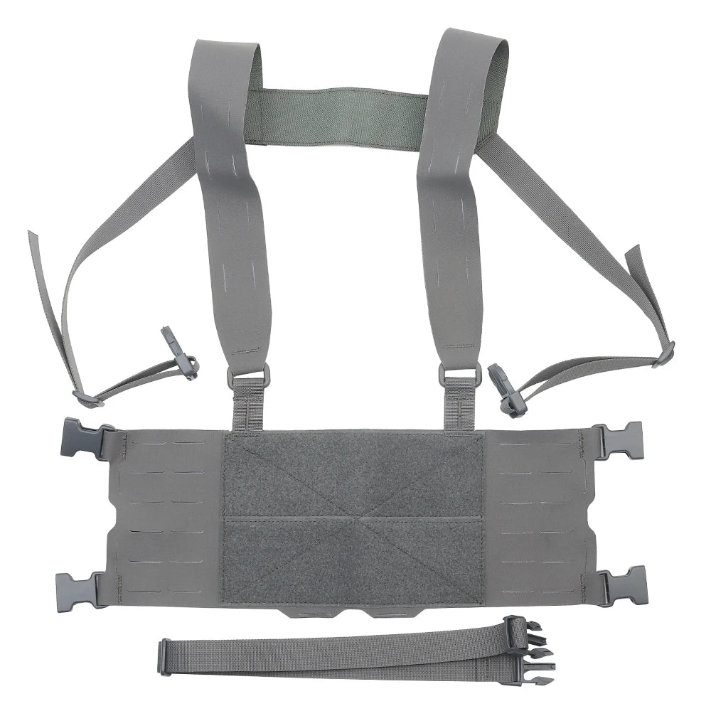 Ferro Style Tactical Chesty Rig Wide Harness Lightweight MOLLE Hunting Vest FCPC V5 Quick Conversion Shooting Airsoft Chest Rig