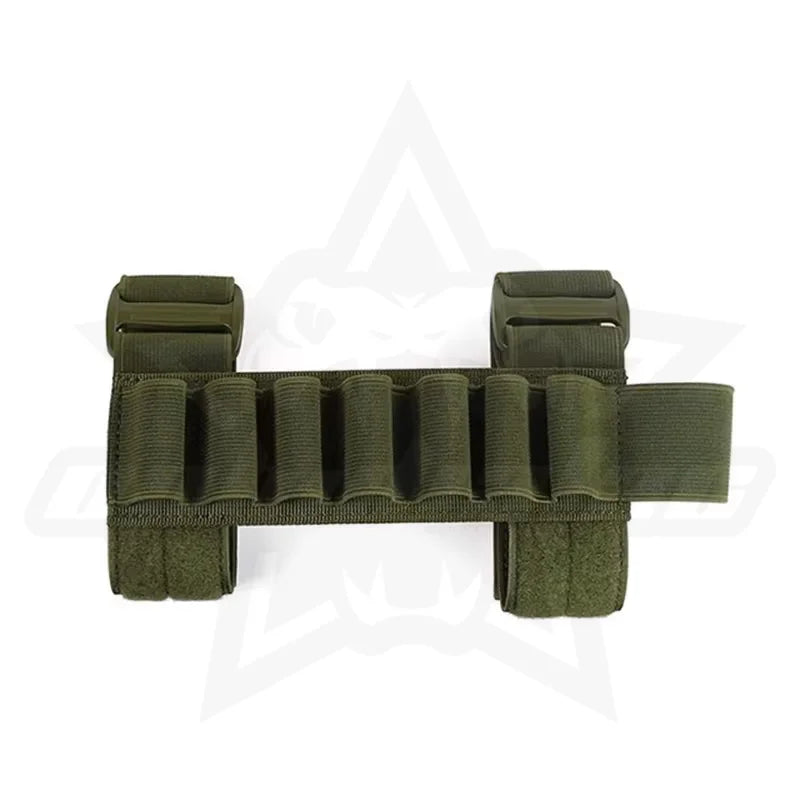 OPHIDIAN Hunting Shotgun Buttstock Holsters 7 Round Mag Ammo Pouches Bag Molle Bullet Rifle Hunting Accessories Outdoor Magazine