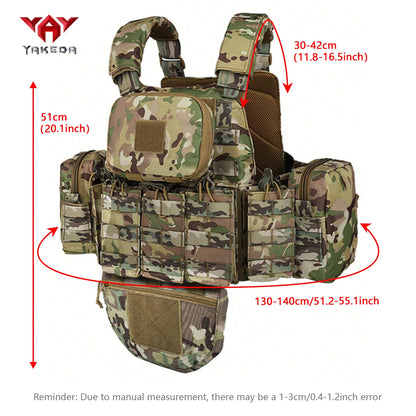 YAKEDA Multi functional Hunting Tank Top MOLLE System Shoulder Straps Adjustable, Detachable, and Removable