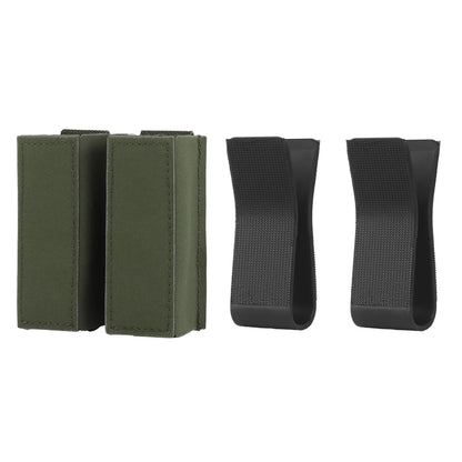 OPHIDIANTAC Multi-functional 9mm Mag Pouch Dual-Function Design MOLLE System with Tool Holder Fits with 1.75" Belts for Hunting
