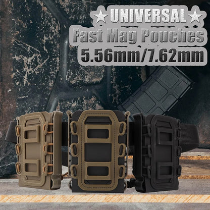 Tactical Magazine Pouch Molle for Ar15 M4 5.56 7.62 Fast Mag Pouch Rifle Pistol Magazine Holder Gun Hunting Airsoft Accessories