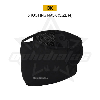 Shooting Mask Outdoor Breathable Elastic Soft Mask Free Ear Protection Air Gun Cycling Half Face Mask - M/L Size