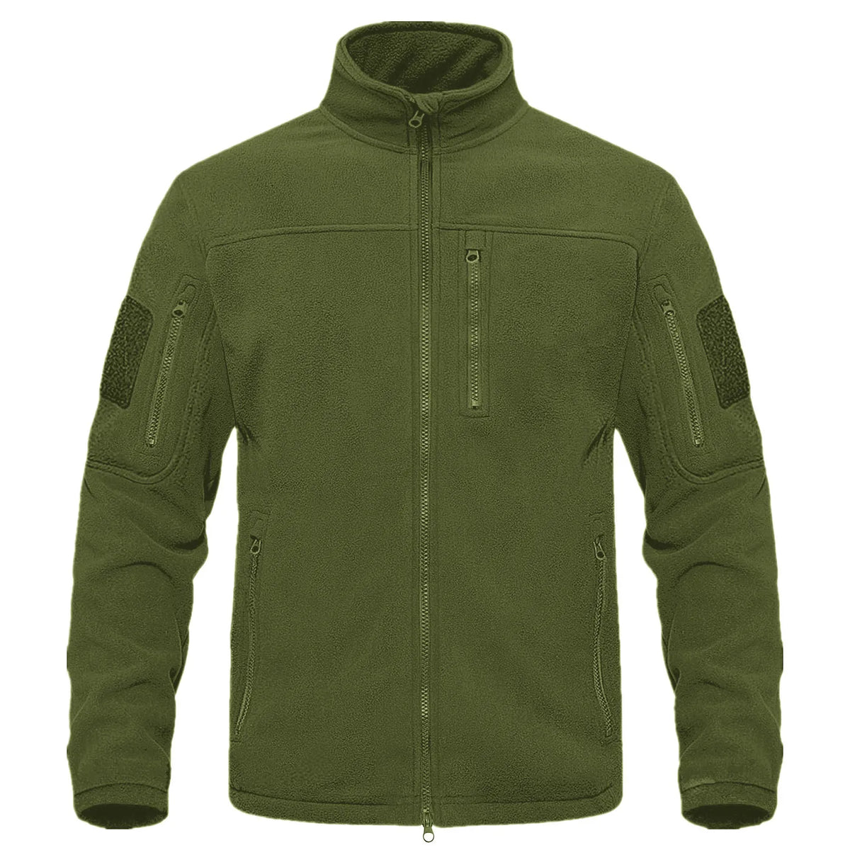 Hunting Autumn Winter Men's Stand Collar Fleece Coat Jacket Thermal Mid-Rise Jacket