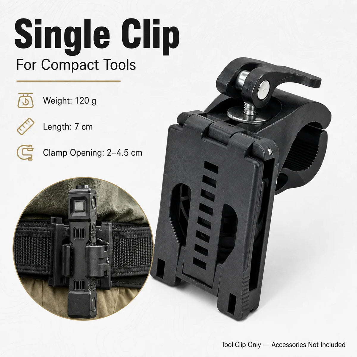 Quick Detachable Adjustable Carry Holster for Hiking Stick Sword Axe, Multi Purpose Outdoor Emergency Survival