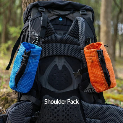 Shoulder Strap Water Bottle Pouch Outdoor Hiking Adjustable Elastic Bottle Holder Ultralight Backpack Attachment Pocket