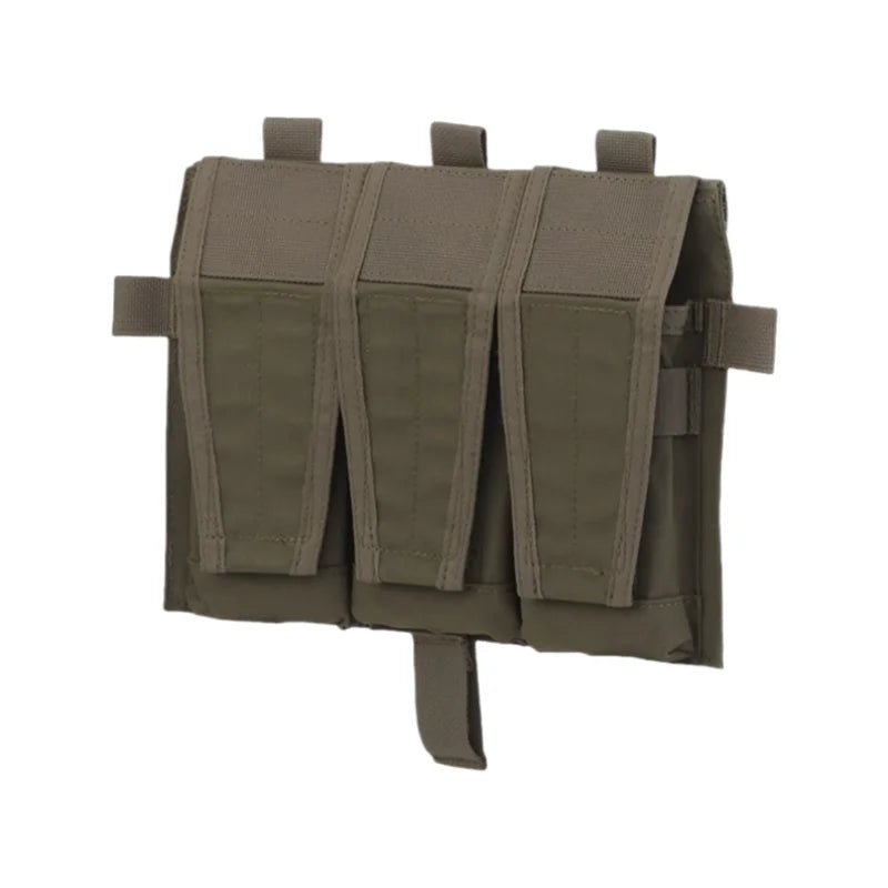 Modular Triple Magazine Carrier | Flap Closure Utility Pouch | Hunting Gear Accessory
