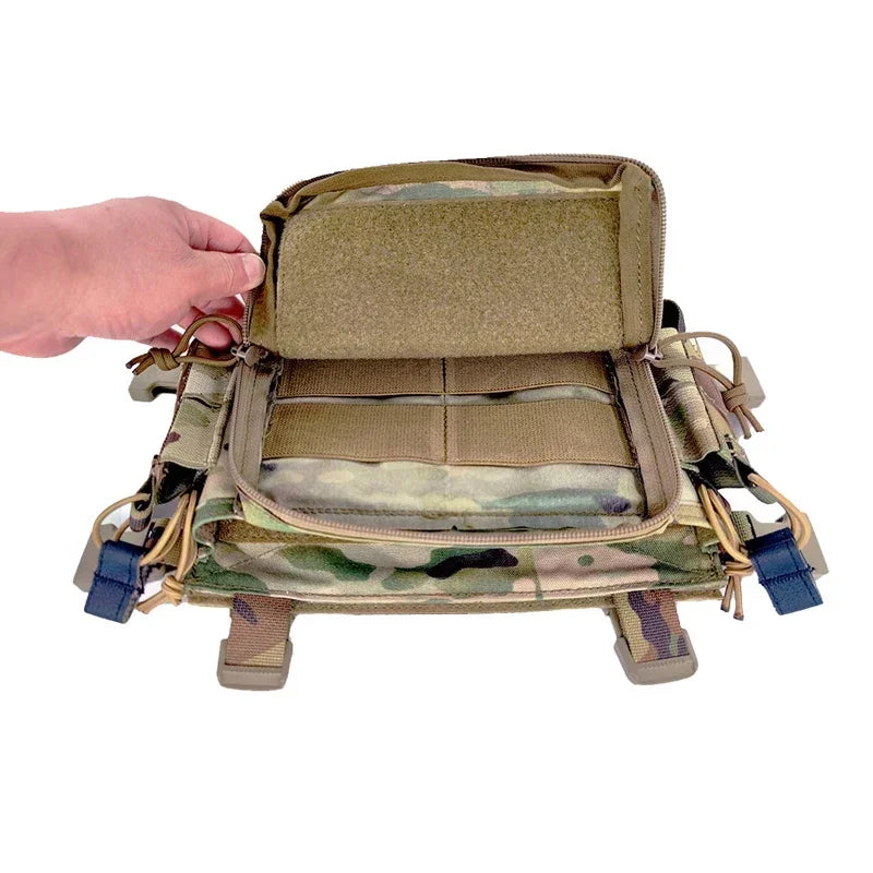Tactical D3CRM Chest Rig Airsoft Micro Chest Vest Hunting Multi-function Modular Lightweight 500D Vest Mag Pouch Gear