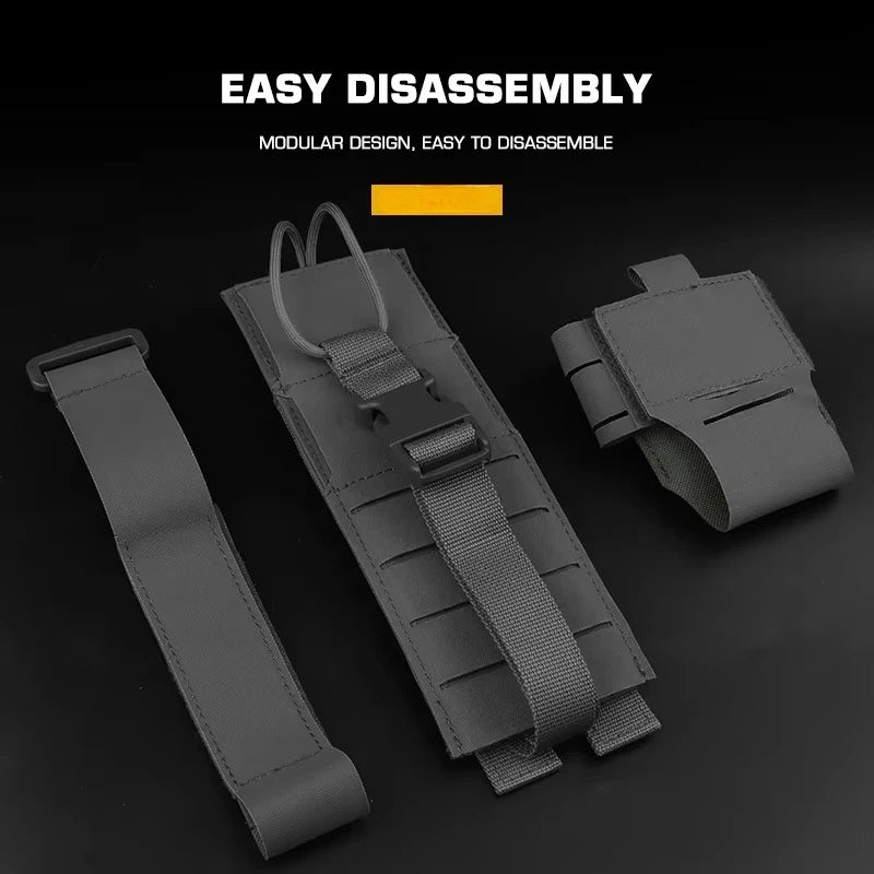 Tactical Radio Pouch for 148 152 Walkie Talkie Quick Detachable Clasp MOLLE Waist Pack Outdoor Hunting Accessories