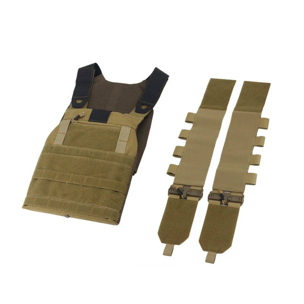 VULPO FCSK 2.0 Tactical Vest Lightweight Hunting Airsoft Combat Vest CS Game Quick Release Elastic Cummerbund Vest