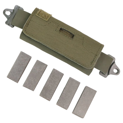 BOOIU Helmet Counterweight Tactical Helmet Balancing Weight Bag Counterbalance W/5 Counter Blocks for OPS Fast PJ MH Accessories