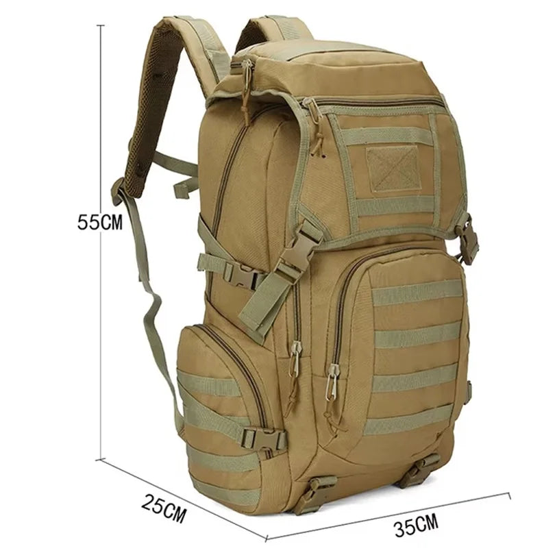 Tactical Backpack Survival Bag Hunting Backpack GYM For Men EDC Outdoor Travel Hiking Rucksack Camping Trekking Backpack