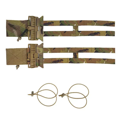 Tactical Skeletal Cummerbund Quick Release Buckle Set Kit 2 Band for JPC XPC Airsoft Vest Plate Carrier Mounting Strap