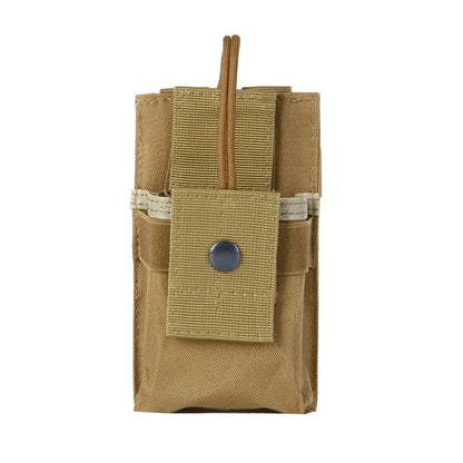 1000D Tactical Radio Pouch Walkie Talkie Holster Phone Holder Hunting Waist Belt Pack EDC Bag Molle Magazine Pouches