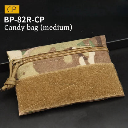 New Outdoor Micro Candy Pouch With Hook&Loop MK3 MK4 Vest Chest Rig Camouflage Portable Storage Camping  Accessories