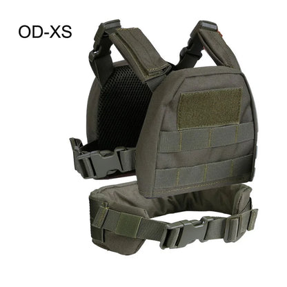 Tactical Kids Vest Military Airsoft Hunting Vest for Children Camouflage Combat Gear Vests Molle Plate Carrier