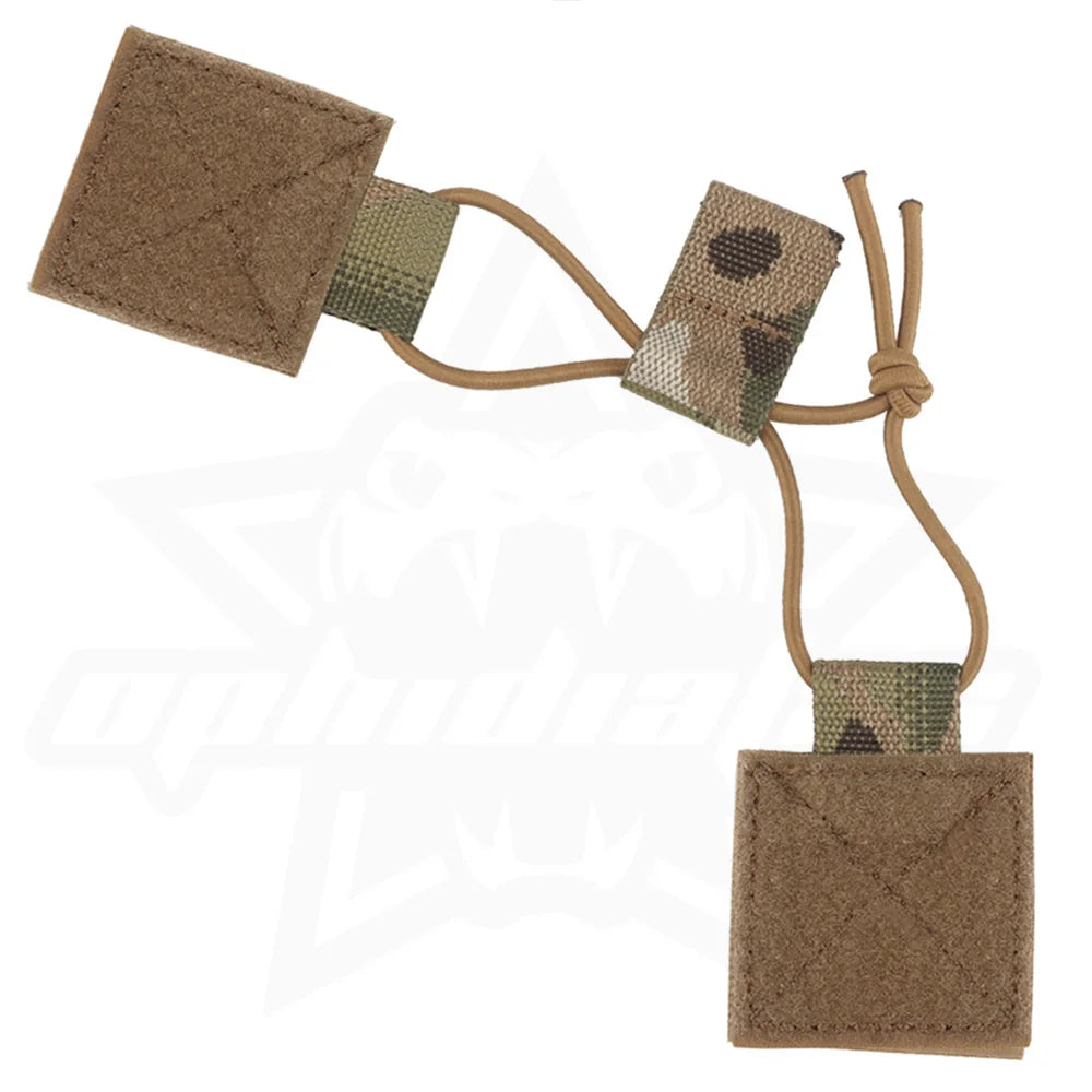 PHIDIAN Radio Fastener Chest Gear Hook and Loop Radio Hold Elastic Fastener Buckle Vest Accessory Elastic Strap