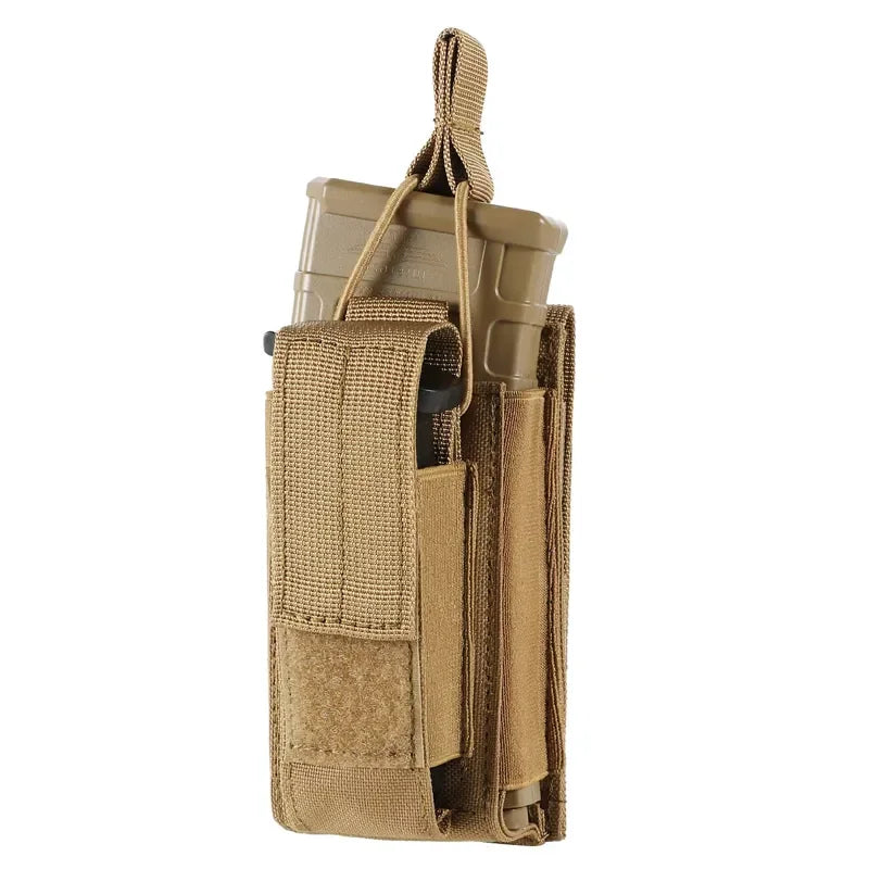 Molle Magazine Pouch Holder Open Top Single Double Triple Rifle Pistol Mag Carrier for M4 M16 AK AR M1911 9mm