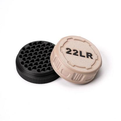 Large Capacity Mini Portable Ammo Storage Box with Screw Cap Design, Suitable for .22LR Caliber Ammunition, Compact and Durable
