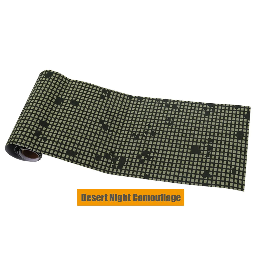 Tactical Self-Adhesive Tape Multifunctional Strong Camouflage Stickers For DIY Phone Case ，Flashlight，Optics，knives，Outdoor Tool