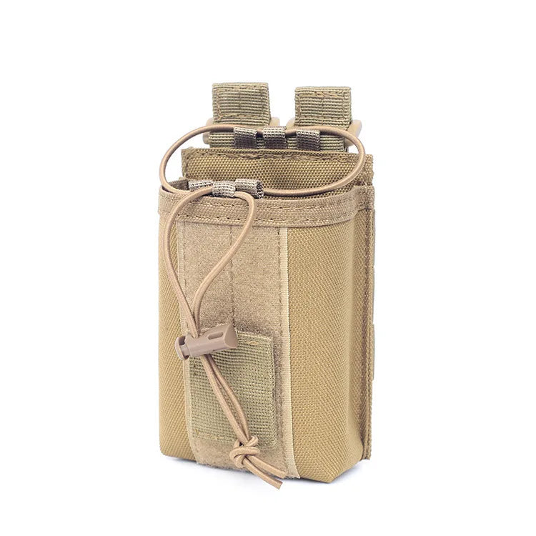 Nylon Molle Radio Pouch Walkie Talkie Holder Bag Sports Pendant Hunting Magazine Mag Pouch Outdoor Gear