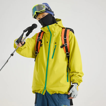 CHRLCK Men Women Hiking 3-in-1 Jackets Waterproof New Windproof Windbreaker Camping Climbing Trekking Outdoor Jacket Unisex