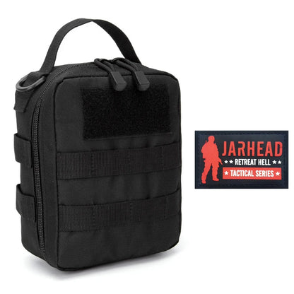 Multifunctional MOLLE Tactical IFAK Medical Pouch Portable Outdoor Emergency First Aid Kit Survival Tool Storage Bag With Patche