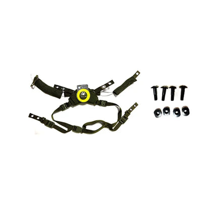 Tactical Helmet Strap Adjustable Chin Strap Inner Suspension System with Bolts and Screws for Tactical Fast Airsoft Helmets