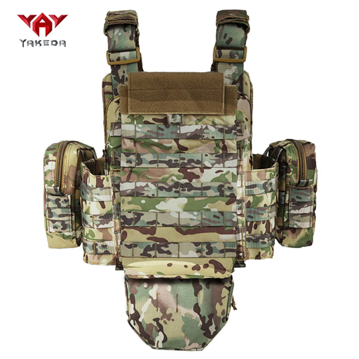 YAKEDA Multi functional Hunting Tank Top MOLLE System Shoulder Straps Adjustable, Detachable, and Removable