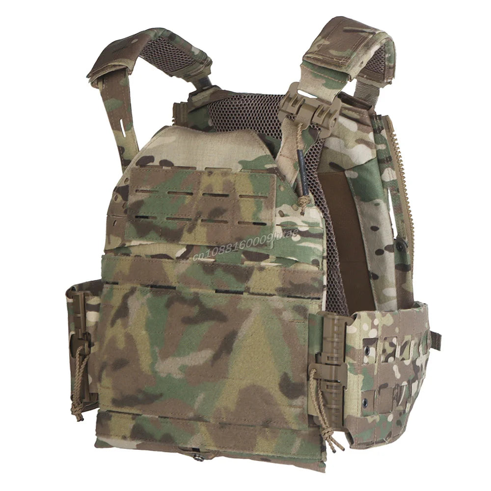 LV120 Tactical Plate Carrier Adjustable Vest Modular MOLLE Armor Carrier Quick Release Hunting Airsoft Training Gear SS Style