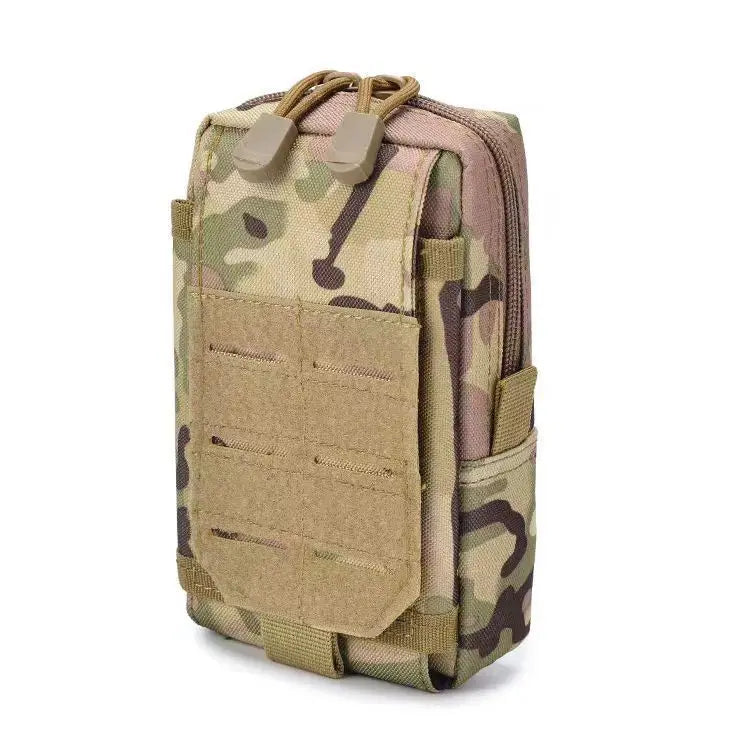 Tactical MOLLE EDC Utility Waist Bag & Cell Phone Pouch Compact EDC Outdoor Gadget Organizer Vest Pack Purse Smartphone Holster
