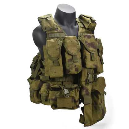 Tactical Russian Full set Vest MOLLE 1000D Multi-functional Adjustable Carrying Gear for Outdoor Hunting Shooting Battle Games
