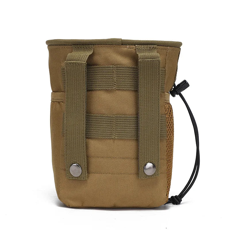 Tactical Storage Bag Outdoor Camo Tactical Molle Garbage Bag Nylon Recycling Waist Bag Portable Hunting Outdoor Accessories Storage Bag