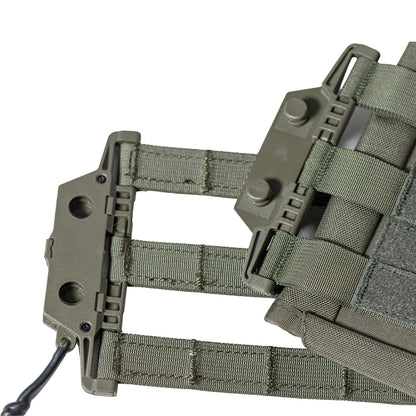 Lightweight Laser Cut Quick Release Tactical Plate Carrier Molle Combat Vest For Outdoor Hunting Airsoft