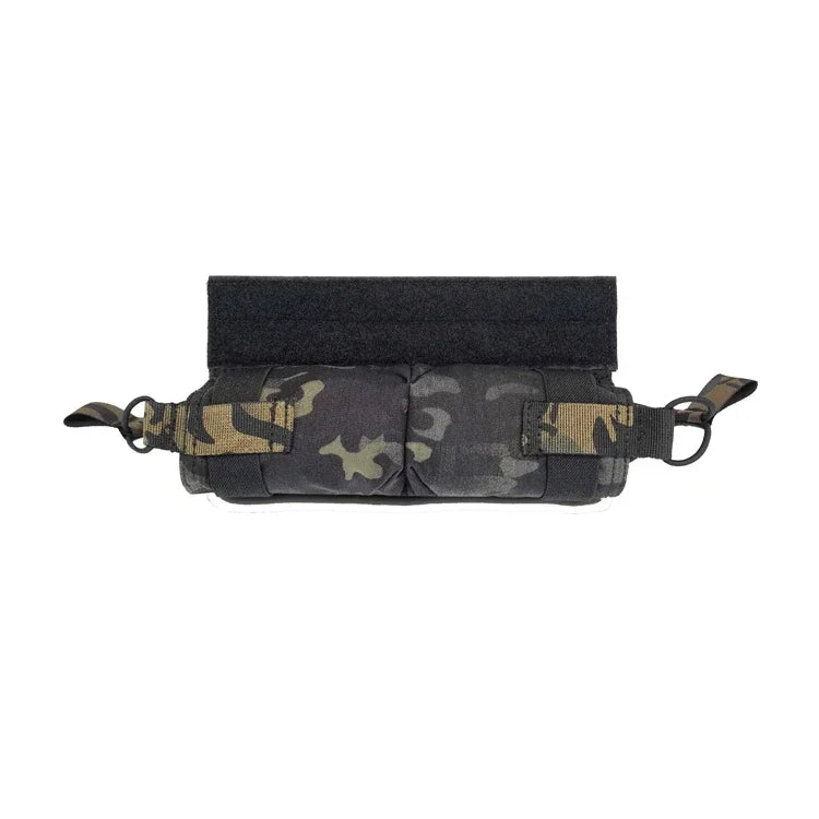 Tactical Horizontal Side Pull Magazine Pouch Multicam Plate Carrier Mag Pouch Airsoft Vest Molle Abdominal Drop Bag