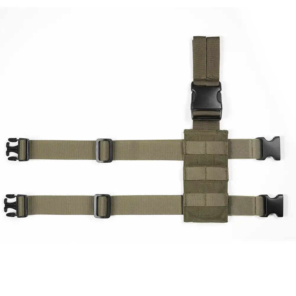 OneTigris Tactical Molle Gun Holster Right Handed Thigh Pistol Bag Pouch Legs Harness For All Handguns Hunting Accessory