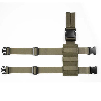 OneTigris Tactical Molle Gun Holster Right Handed Thigh Pistol Bag Pouch Legs Harness For All Handguns Hunting Accessory