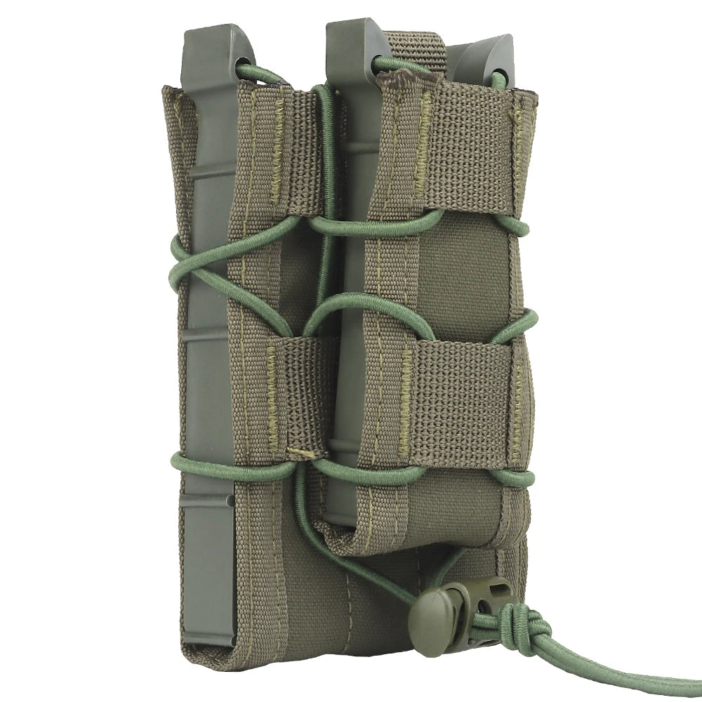 OPHIDANTAC 9MM 5.56 Magazine Pouches Tactical AK AR M4 AR15 Single Magazine Bag Rifle Molle Mag Holster Pouch Hunting